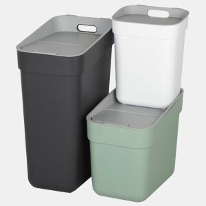 Curver Pack de 3 contentores de reciclagem Ready To Collect (30L, 20L e 10L)