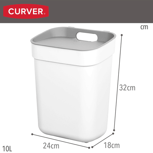 Curver Pack de 3 contentores de reciclagem Ready To Collect (30L, 20L e 10L)