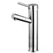 Grifo de Lavabo Alto para Baño Loira Latón Grifo de Lavabo Alto para Baño Loira Latón Plateado