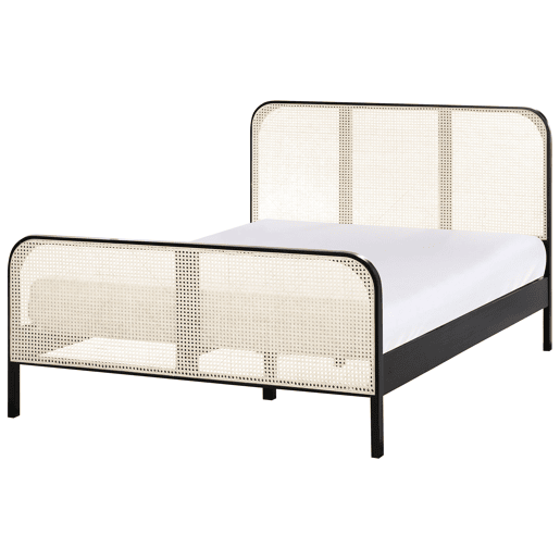 Cama Pinho GONFARON 140 x 200 cm Preto