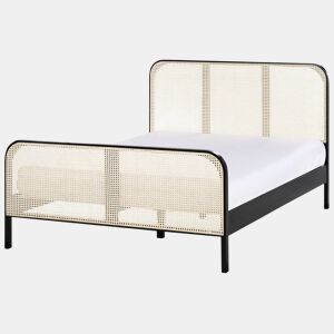 Cama Pinho GONFARON 140 x 200 cm Preto