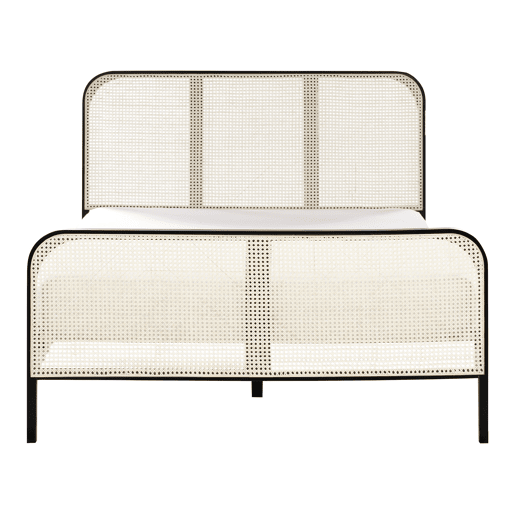 Cama Pinho GONFARON 140 x 200 cm Preto