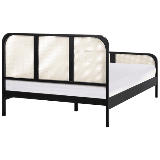 Cama Pinho GONFARON 140 x 200 cm Preto