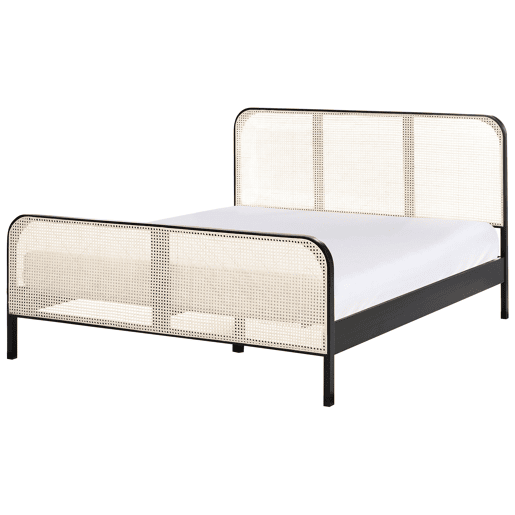 Cama Pinho GONFARON 160 x 200 cm Preto