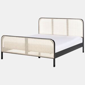 Cama Pinho GONFARON 160 x 200 cm Preto