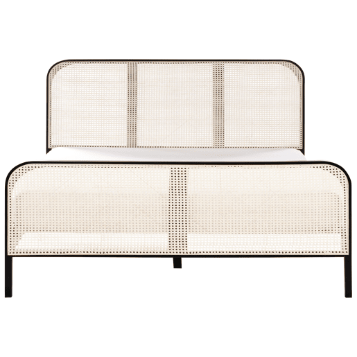 Cama Pinho GONFARON 160 x 200 cm Preto