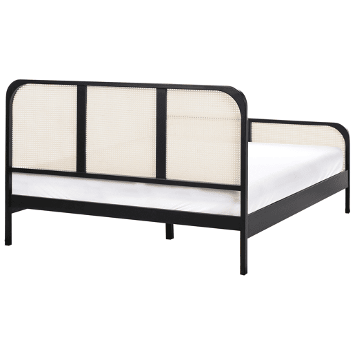 Cama Pinho GONFARON 160 x 200 cm Preto