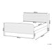 Beliani Cama Madera de pino GONFARON 186x209 Beliani Cama Madera de pino GONFARON 186x209 Marrón Claro