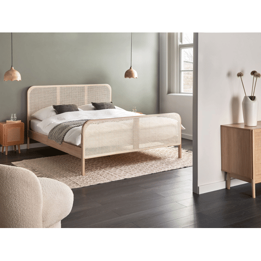Cama Pinho GONFARON 160 x 200 cm Castanho claro