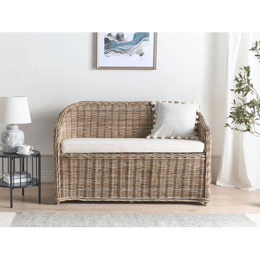 Beliani Sofá de jardim Rattanvime SUSUA