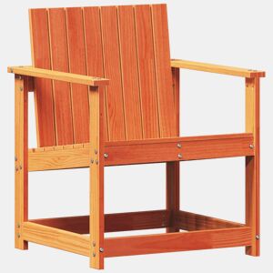 vidaXL Cadeira de jardim 62x56x77 cm pinho maciço castanho-mel