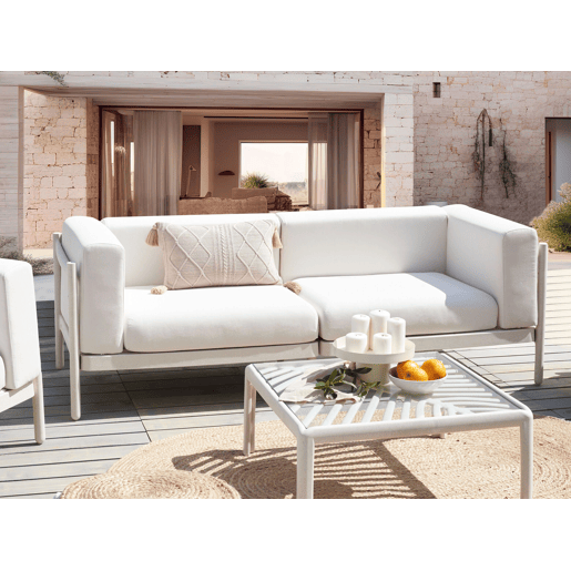 Beliani Sofá de jardim Material sintético FERRETTI