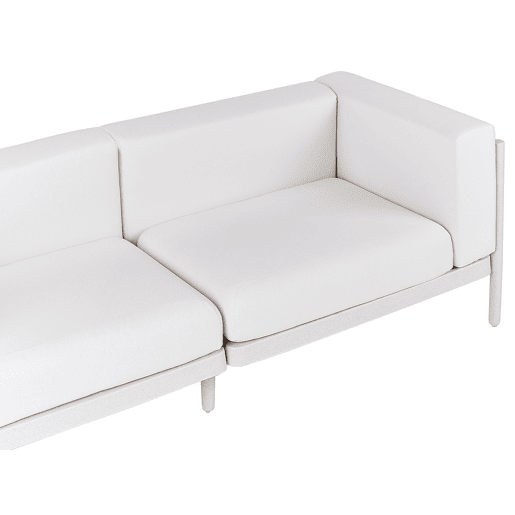 Beliani Sofá de jardim Material sintético FERRETTI