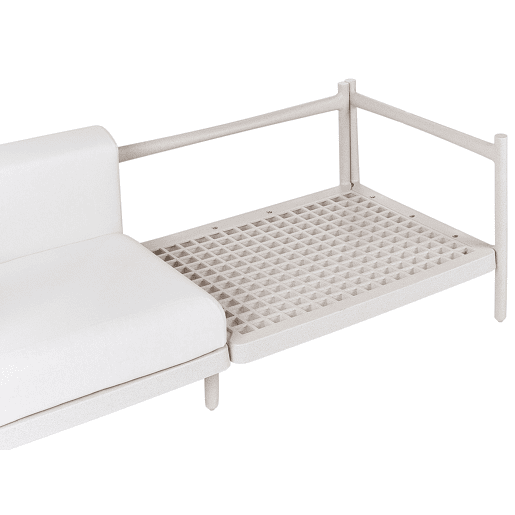 Beliani Sofá de jardim Material sintético FERRETTI