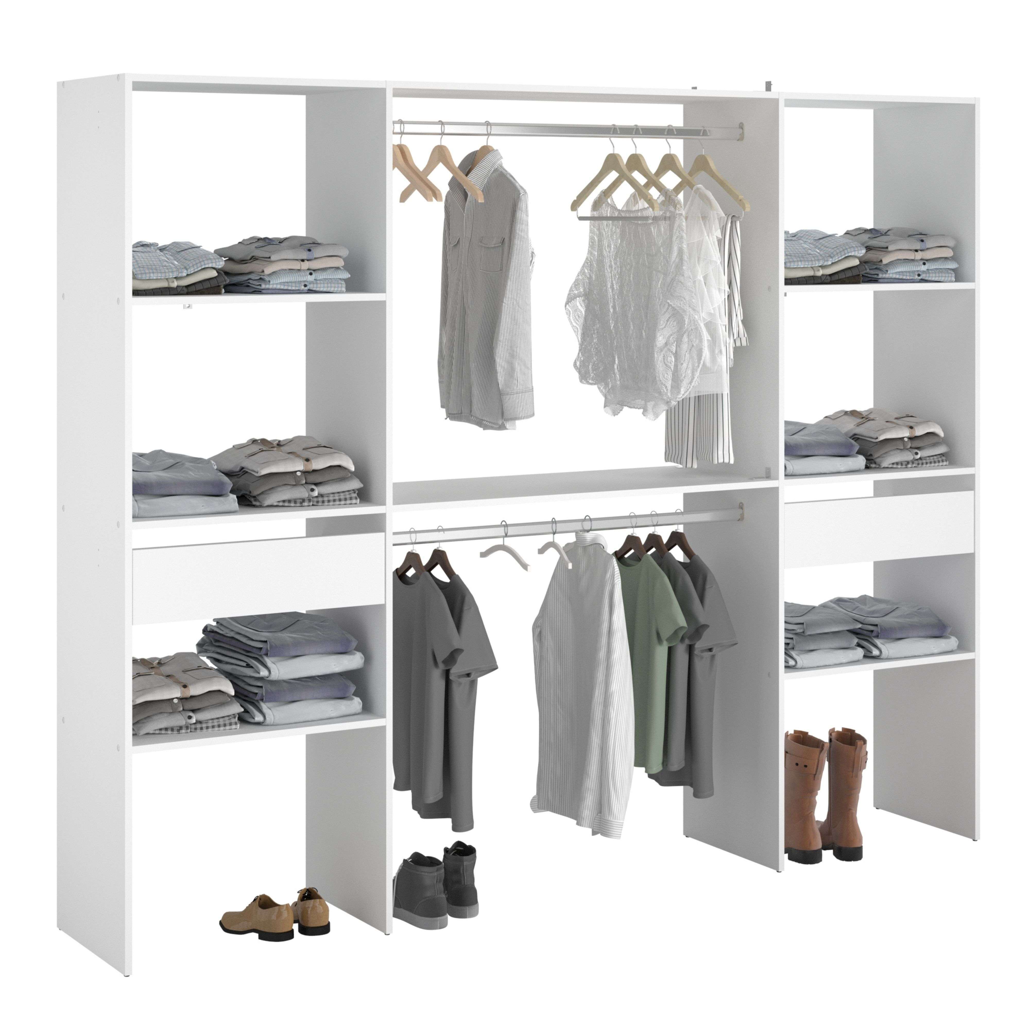 Vestidor Abierto Modular Custom 2 Modulos D