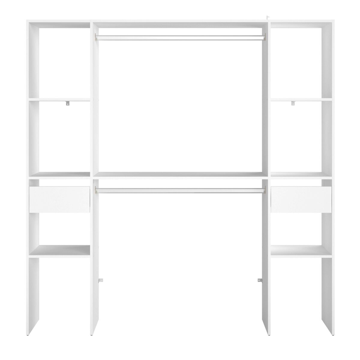 Vestidor Abierto Modular Custom 2 Modulos C
