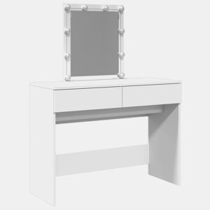 vidaXL Toucador com LEDs 100x40x130 cm branco