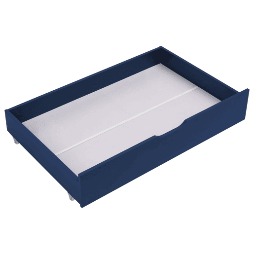 Cama de criança azul escuro 190x90cm com gavetas ADAM
