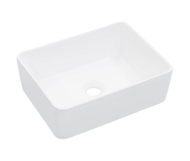 Vidaxl lavabo 40x30x13 cm cerámica blanco