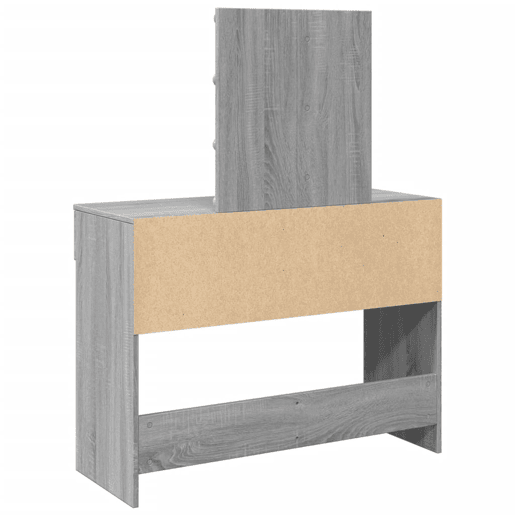 vidaXL Toucador com LEDs 100x40x130 cm sonoma cinza vidaXL Toucador com LEDs 100x40x130 cm sonoma cinza