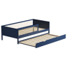 Cama de solteiro para criança 190x90cm azul escuro ADAM