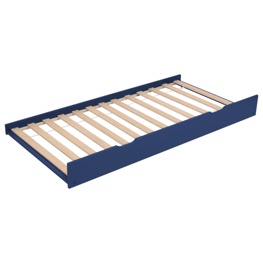Cama de solteiro para criança 190x90cm azul escuro ADAM
