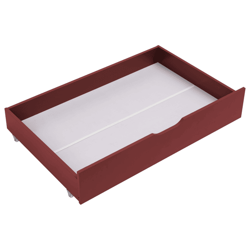 Cama de criança 190x90cm em terracota com gavetas ADAM