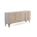 Aparador de 4 puertas de madera de mango Aparador de 4 puertas de madera de mango Blanco