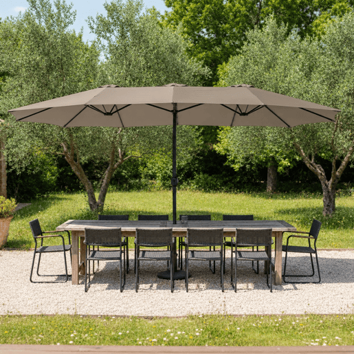 Guarda-sol duplo 2,7x4,6m LINAI