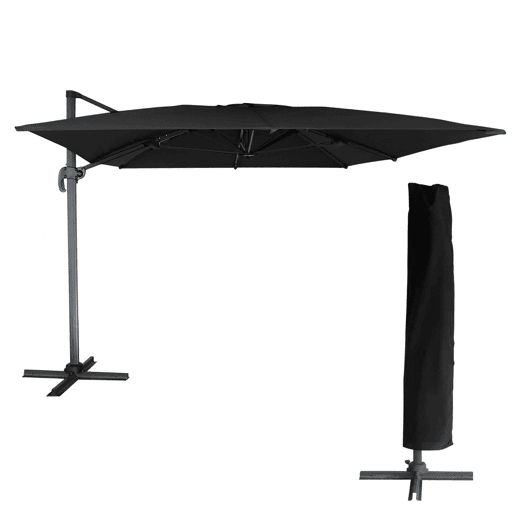Chapéu de Sol MOLOKAI rectangular de 3x4m + tampa