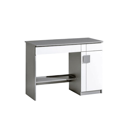 Secretária AMBIHOME MAYOR - BrancoAntracite, C110xP55xA79cm