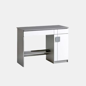 Secretária AMBIHOME MAYOR - BrancoAntracite, C110xP55xA79cm