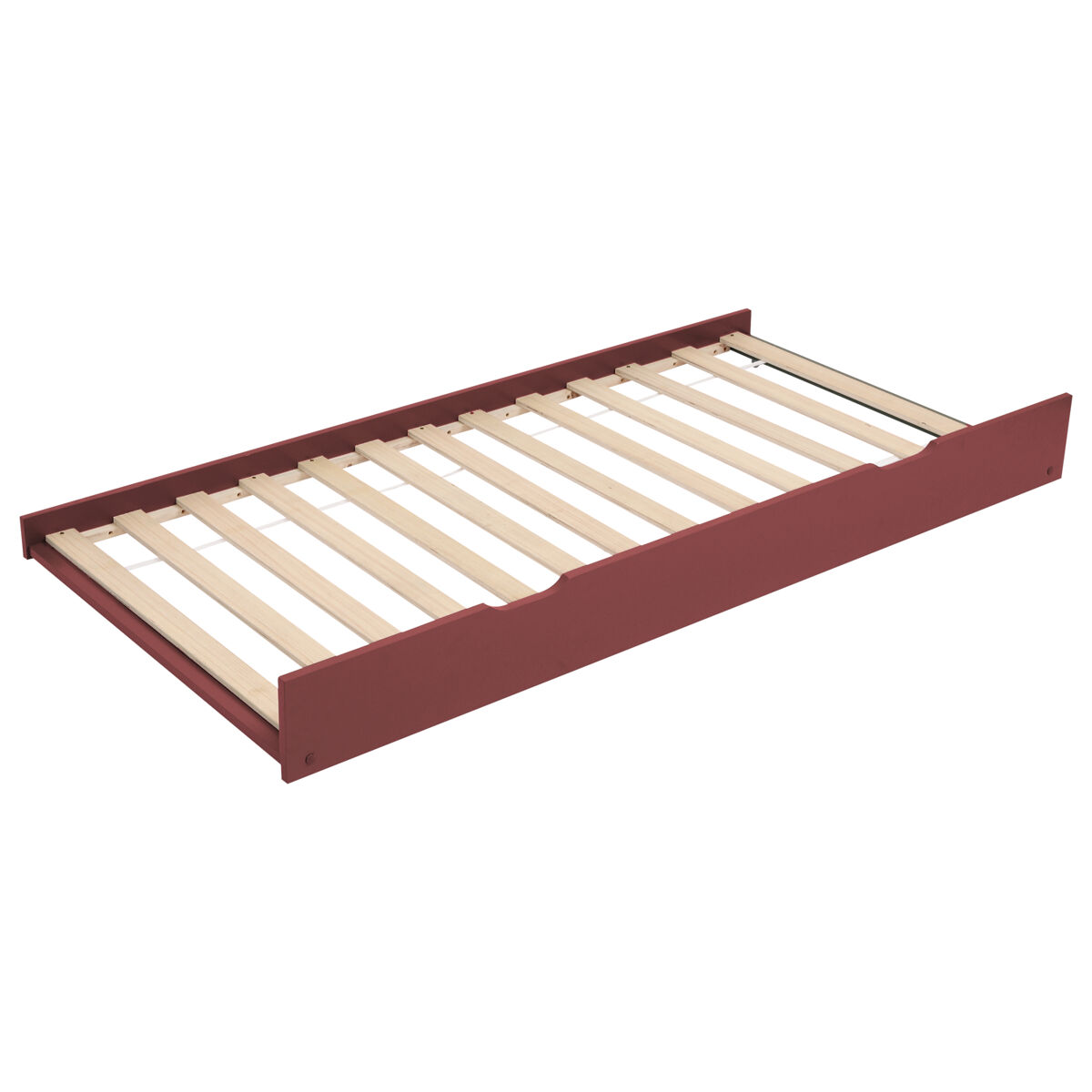 Cama-cajón de madera 94x190 Naranja