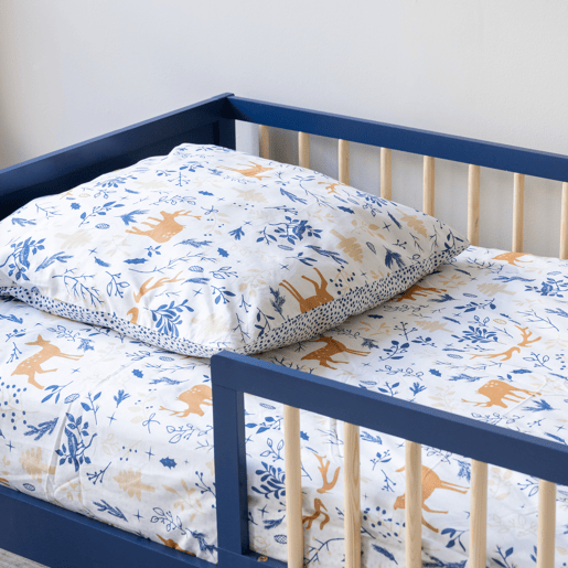 Cama de criança 190x90cm azul escuro ADAM