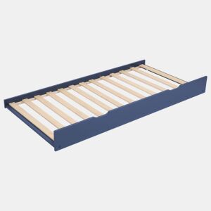 Cama com gaveta azul escuro
