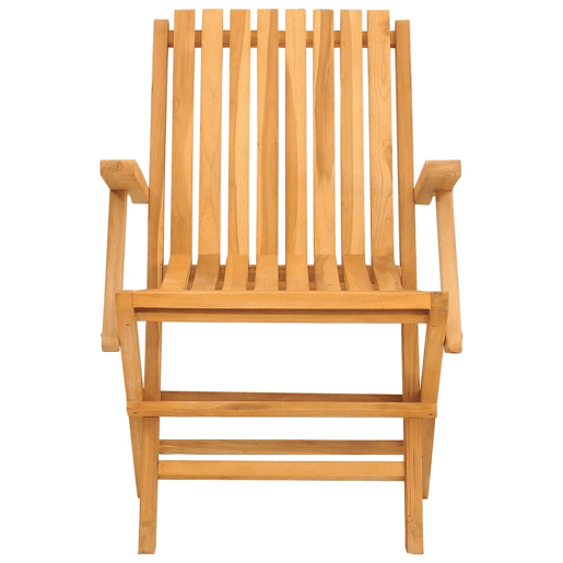 vidaXL Cadeiras de jardim dobráveis 2 pcs 61x67x90 cm teca maciça