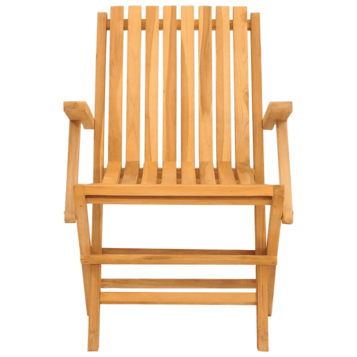 vidaXL Cadeiras de jardim dobráveis 8 pcs 61x67x90 cm teca maciça