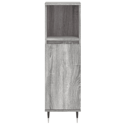 vidaXL Armário WC 30x30x100 cm derivados de madeira sonoma cinzento vidaXL Armário WC 30x30x100 cm derivados de madeira sonoma cinzento