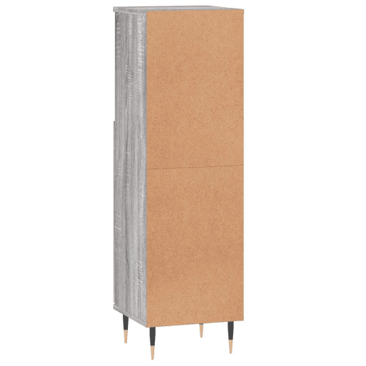 vidaXL Armário WC 30x30x100 cm derivados de madeira sonoma cinzento vidaXL Armário WC 30x30x100 cm derivados de madeira sonoma cinzento
