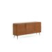 Aparador de 3 puertas de madera maciza de mango Aparador de 3 puertas de madera maciza de mango Camel