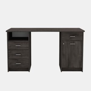 Secretária AMBIHOME MOCCA - Carvalho escuro, C135xP58xA74cm