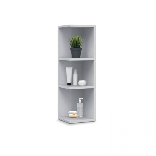 Móvel de casa de banho de canto Inspire Branco brilhante 20 x 65 x 19,5 cm