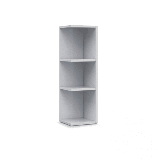 Móvel de casa de banho de canto Inspire Branco brilhante 20 x 65 x 19,5 cm