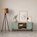 Mueble Tv Mónaco 2 puertas Mueble Tv Mónaco 2 puertas Azul/ Verde