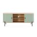 Mueble Tv Mónaco 2 puertas Mueble Tv Mónaco 2 puertas Azul/ Verde