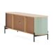 Mueble Tv Mónaco 2 puertas Mueble Tv Mónaco 2 puertas Azul/ Verde