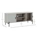 Mueble Tv Mónaco 2 puertas Mueble Tv Mónaco 2 puertas Azul/ Verde