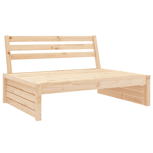 vidaXL Sofá de centro para jardim 120x80 cm madeira de pinho maciça vidaXL Sofá de centro para jardim 120x80 cm madeira de pinho maciça