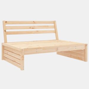 vidaXL Sofá de centro para jardim 120x80 cm madeira de pinho maciça