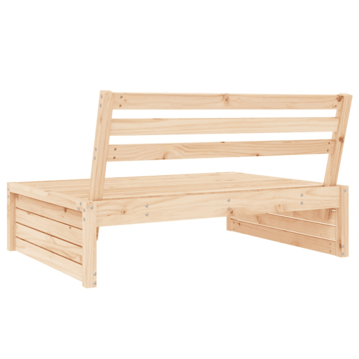 vidaXL Sofá de centro para jardim 120x80 cm madeira de pinho maciça vidaXL Sofá de centro para jardim 120x80 cm madeira de pinho maciça